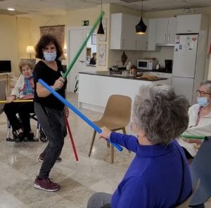 Actividades de estimulación motora en Aulas Kalevi centro de estimulación cognitiva en Madrid