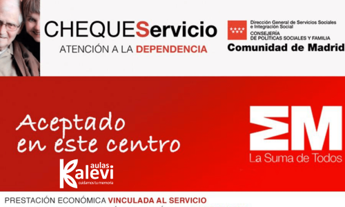Ayudas del cheque servicio Comunidad de Madrid